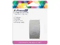 Officeworks Xpress X-Press It Glitter Tape 25mm x 10m Silver offer