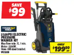Autobarn 2320psi electric pressure washer kit offer