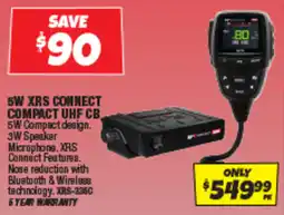 Autobarn 5w XRS connect compact uhf CB offer