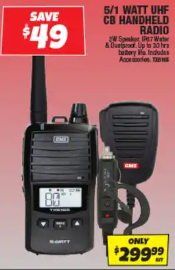 Autobarn 5/1 Watt UHF CB Handheld offer