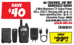 Autobarn 80 Channel 2W UHF handheld radio offer