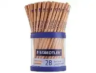 Officeworks Staedtler Natural Graphite Pencils 2B 100 Pack offer