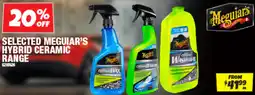 Autobarn Selected meguiar's hybrid ceramic range offer