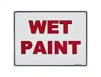 Officeworks Sandleford Wet Paint Sign 300 x 200mm offer