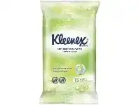 Officeworks Kleenex Anti-bacterial On-The-Go Wipes 15 Pack offer