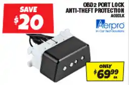Autobarn Obd2 port lock anti-theft protection offer