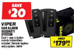 Autobarn Car alarm security system offer