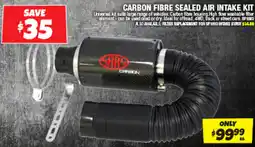 Autobarn Carbon fibre sealed air intake kit offer