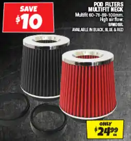 Autobarn Pod filters multifit neck offer