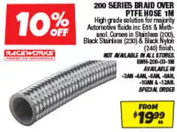 Autobarn 200 series braid over ptfe hose offer