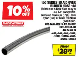 Autobarn 100 series braid over rubber hose offer