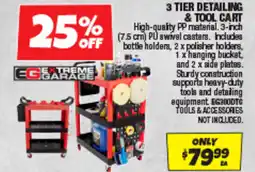 Autobarn 3 tier detailing & tool cart offer