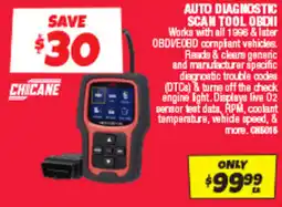 Autobarn Auto diagnostic scan tool offer