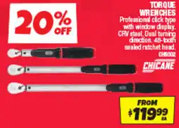 Autobarn Torque wrenches offer