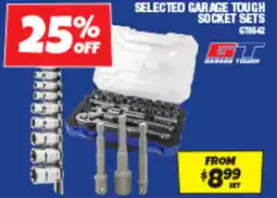 Autobarn Selected garage tough socket sets offer