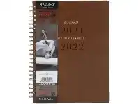Officeworks At-A-Glance A4 Week to View FY21/22 Signature Diary Brown offer