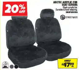 Autobarn Arctic acrylic fur seat covers offer