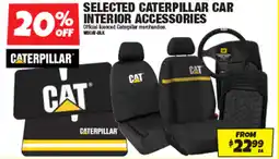 Autobarn Selected caterpillar car interior accessories offer