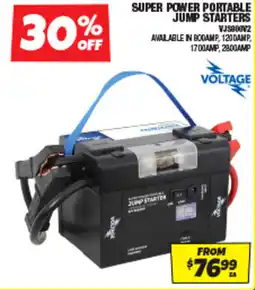 Autobarn Super power portable jump starters offer