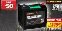 Autobarn Gladiator batteries offer