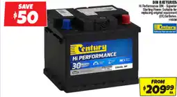 Autobarn Din batteries offer