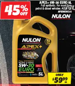 Autobarn Apex+ 5w-30 euro offer