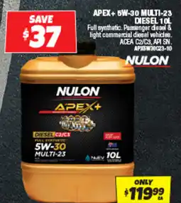 Autobarn Apex+ 5w-30 multi-23 diesel offer