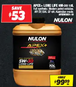 Autobarn APEX+ LONG LIFE 5W-30 offer