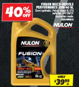 Autobarn Fusion multi-vehicle performance 10w-40 offer