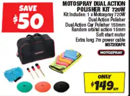 Autobarn Motospray dual action polisher kit offer