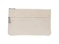 Officeworks Otto Twin Zip Pencil Case Small Buff offer