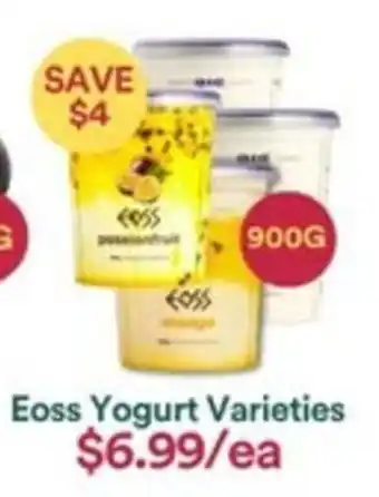 Eoss Yogurt Varieties