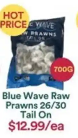 WHOLEFARMS Blue Wave Raw Prawns Tail On offer