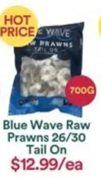 Blue Wave Raw Prawns Tail On