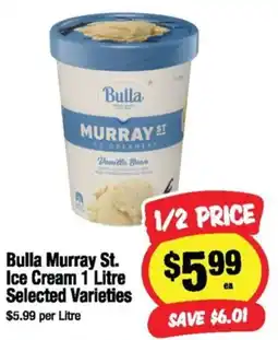 CORNETTS Bulla Murray St. Ice Cream offer