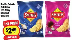 CORNETTS Smiths Crinkle Cut Chips offer