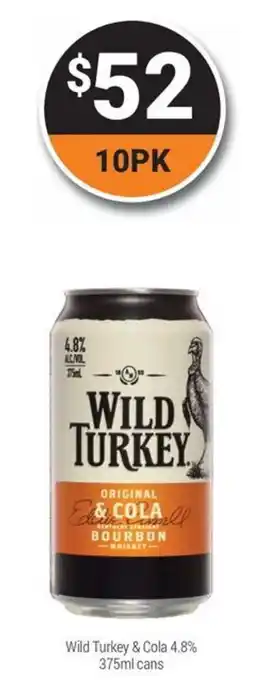 Wild Turkey & Cola 4.8%