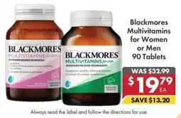 Pharmacy4Less Blackmores Multivitamins offer