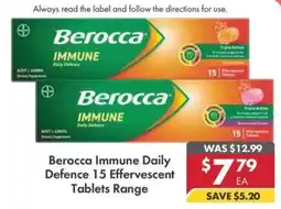 Pharmacy4Less Berocca Immune Daily Defence 15 Effervescent Tablets offer