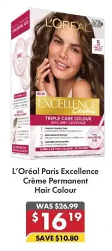 Pharmacy4Less L'Oreal Paris Excellence Creme Permanent Hair Colour offer