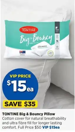 Spotlight Tontine Big & Bouncy Pillow offer