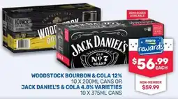 Bottlemart Woodstock Bourbon & Cola offer