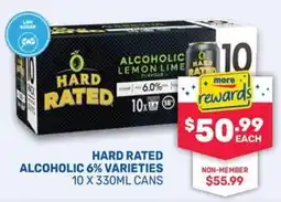 SipnSave Hard Rated Alcoholic 6% Varieties offer