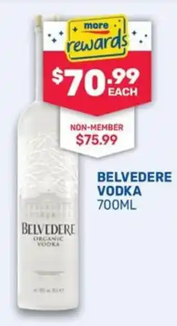 SipnSave Belvedere Organic Vodka offer