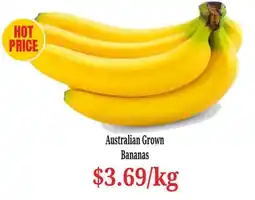Farmer Jack's Australian Grown Bananas offer