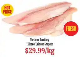 Farmer Jack's Northern Territory Fillets of Crimson Snapper offer
