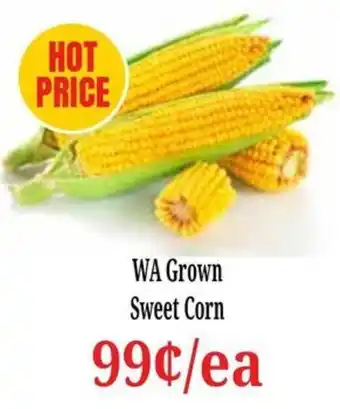 Farmer Jack's WA Grown Sweet Corn offer