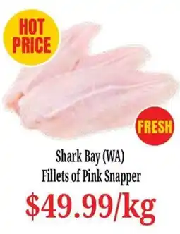 Farmer Jack's Fillets of Pink Snapper offer