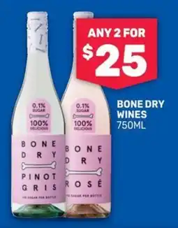 Bottlemart Bone Dry Wines offer