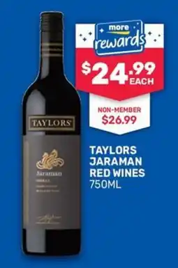 Bottlemart Taylors Jaraman Red Wines offer